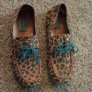 Ariat Caldwell cheetah mocs